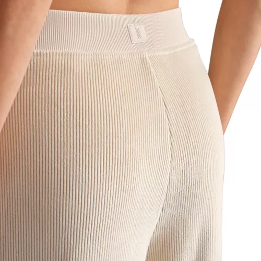 NEW Rhône Ripple Wide-leg Sweatpants in Cream - Picture 4 of 10